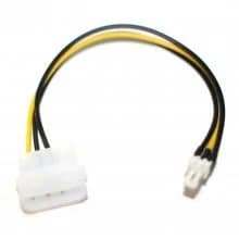 Кабель Molex male to 3pin fan