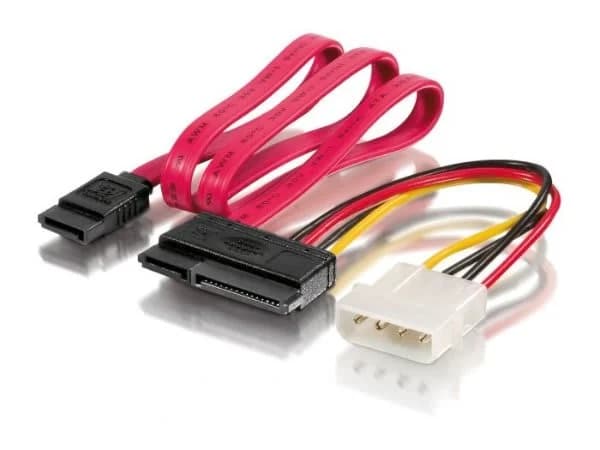Кабель MOLEX לSATA+כבל SATA