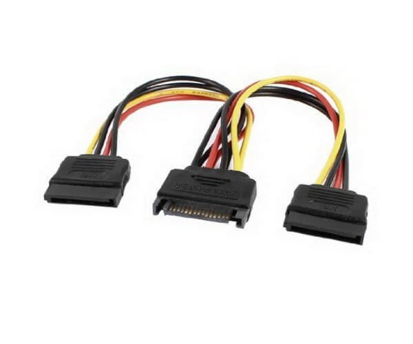 Generic Cable Sata Male to 2XSATA Female — Preview 3