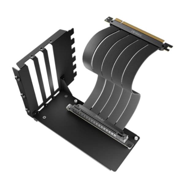 Кабель כבל ותושבת לכ. מסך Antec PCI-E 4.0 Riser Cable With Bracket Black