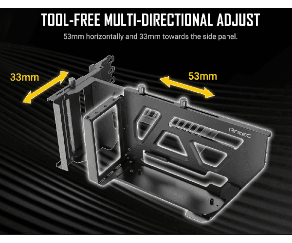 Аксессуар Antec Shift Vertical GPU Bracket incl PCIE4.0 riser — Миниатюра 2