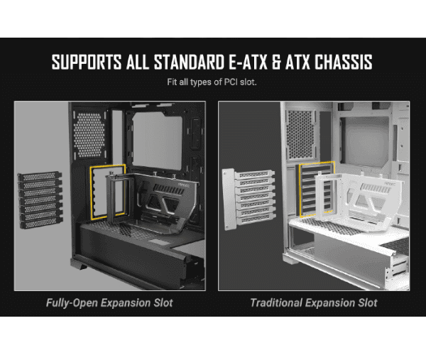 Аксессуар Antec Shift Vertical GPU Bracket incl PCIE4.0 riser — Миниатюра 3