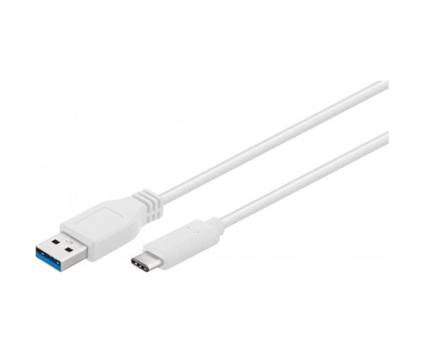 Generic Cable USB-C Type C To USB3.0 M/M White Cable 1.0m — Image 1 | PuzzlePC