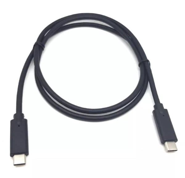 Кабель USB-C טעינה ונתונים Type-C To Type-C USB 3.1 10G 1M Black
