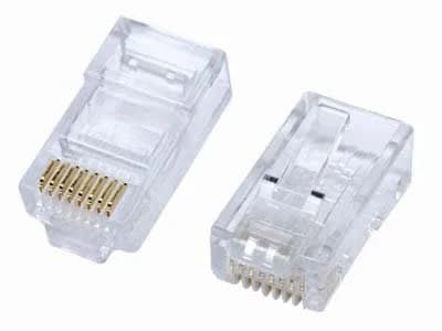 50 יח male Connector RJ-45 Cat 5E