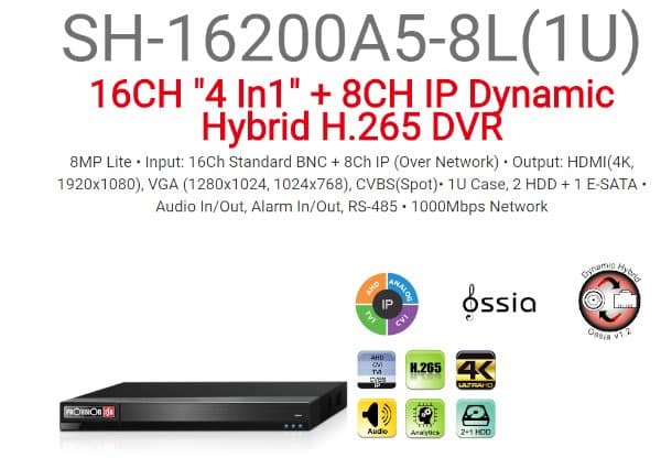 Provision 5 מגה SH-16200A5-8L IP4+AHD16 — Миниатюра 2