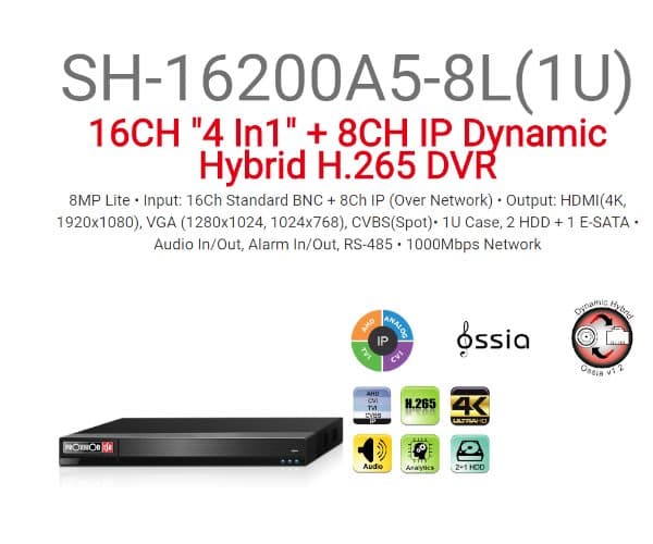 Provision 5 מגה SH-16200A5-8L IP4+AHD16 — Фото 1 | PuzzlePC