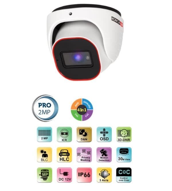 ProVision AHD DI-320A-28 2MP 2.8 20M 4in1