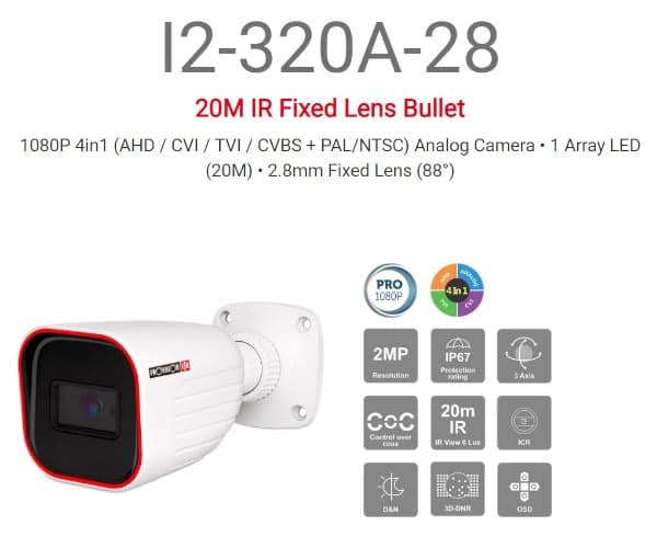 Provision I2-320a-28 AHD 2.8 2MP — Image 1 | PuzzlePC