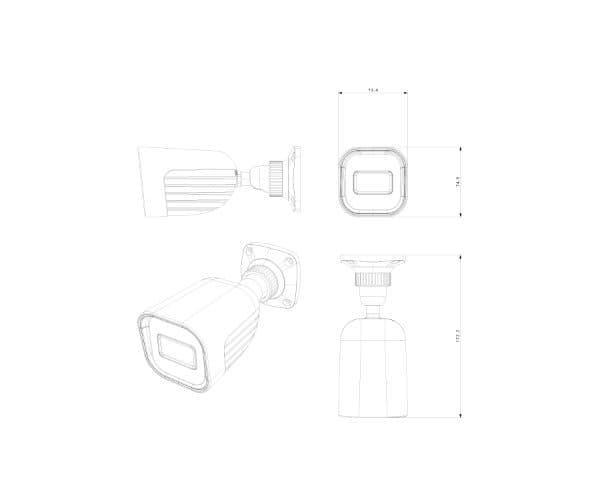 Provision I2-33K0AP AHD 2.8mm Lens 20m IR IP67 — Preview 4
