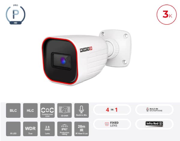 Provision I2-33K0AP AHD 2.8mm Lens 20m IR IP67 — Preview 5