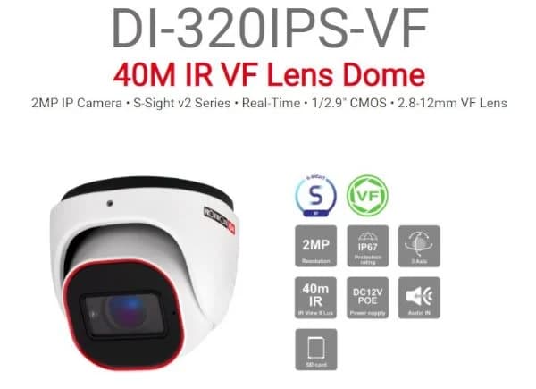 Provision IP DI-320IPS-VF POE IP67 40M IR SD Support — Миниатюра 6