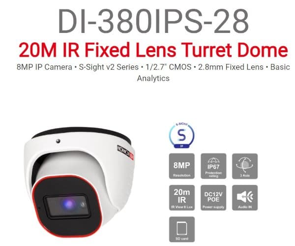 Provision IP 8MP DI-380IPS-28 POE — Image 1 | PuzzlePC