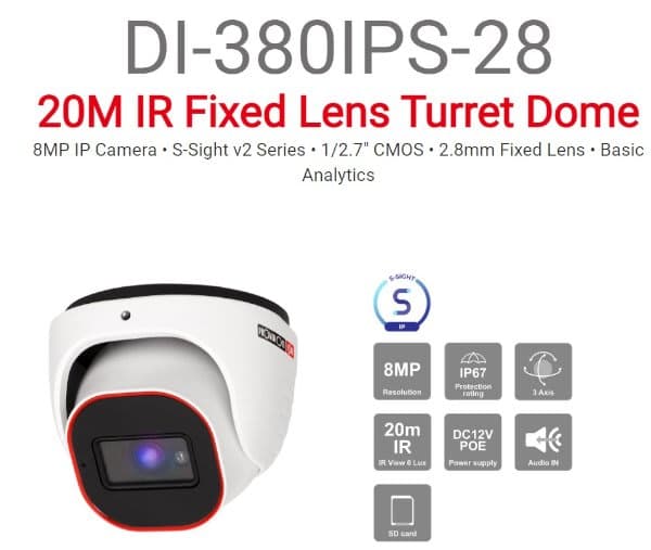 Provision IP 8MP DI-380IPS-28 POE — Preview 5
