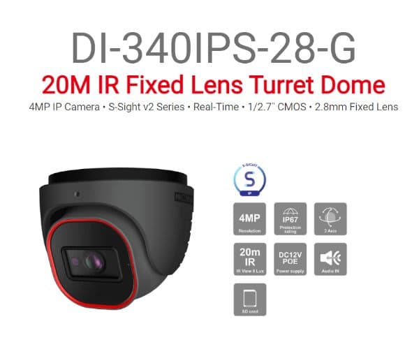 Provision DI-340IPS-28-G 4MP IP 2.8MM FIXED Grey — Image 1 | PuzzlePC