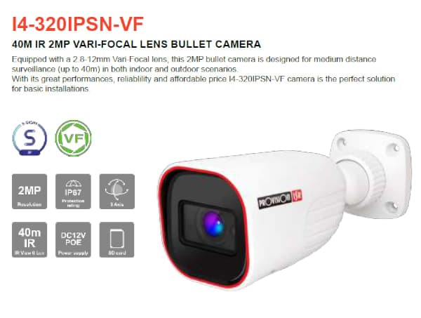Provision I4-320IPSN-VF IP POE Vary-Focal 2MP — Миниатюра 4