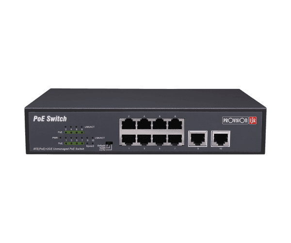 Switch PoE Provision PoES-08120C+2GI 8 יציאות 10/100 + 2 Uplink Gigabit — Preview 2
