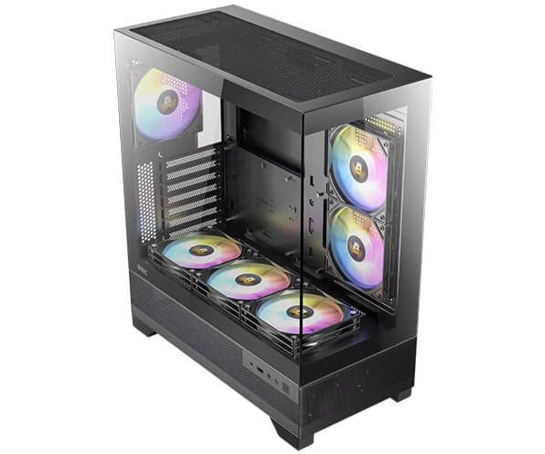 Корпус Antec CX700 ARGB BLACK ATX 3X120MM FANS USB-C — Миниатюра 5