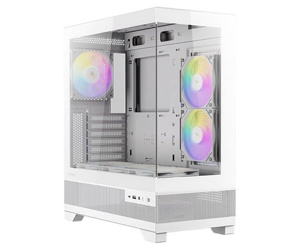 Корпус Antec CX700 ARGB White ATX 3X120MM FANS USB-C — Миниатюра 6