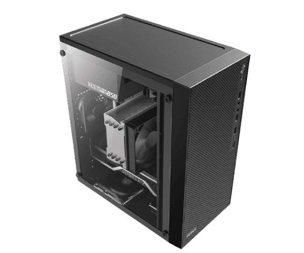 Case Antec ST10M TG Mini Tower Micro-Atx Black Glass Side Panel — Preview 2