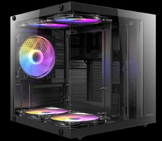 Case Antec VCX10M ARGB Mini Tower Micro-Atx 5XARGB 120mm Fan