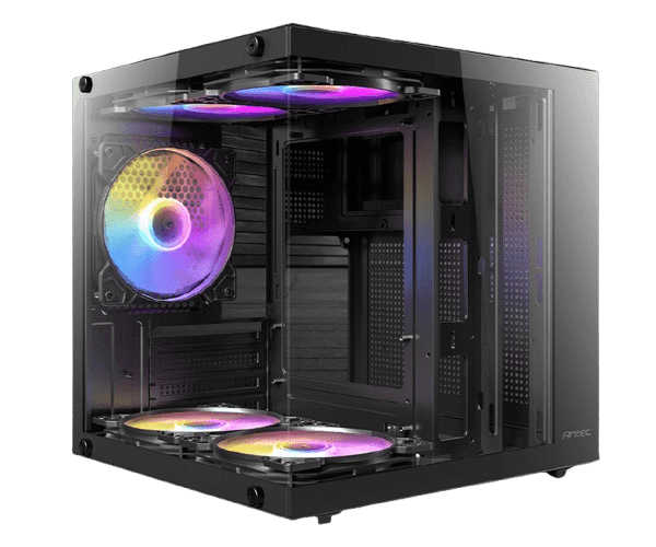 Case Antec VCX10M ARGB Mini Tower Micro-Atx 5XARGB 120mm Fan — Image 1 | PuzzlePC