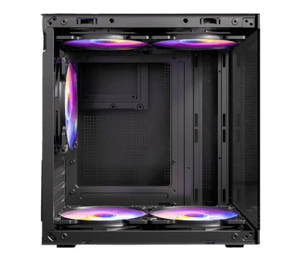 Case Antec VCX10M ARGB Mini Tower Micro-Atx 5XARGB 120mm Fan — Preview 2