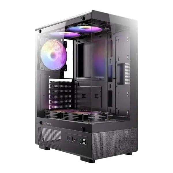 Case Antec VCX300 ARGB Black Mid-Tower ATX 5x120mm Fans include