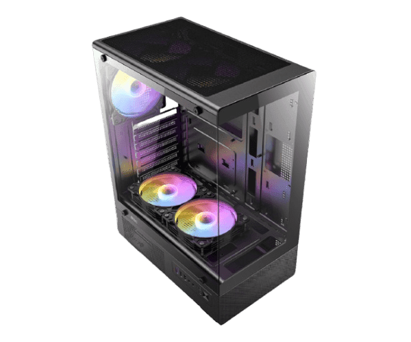 Корпус Antec VCX300 RGB Elite Mid Tower 5X Fixed Fans — Миниатюра 2