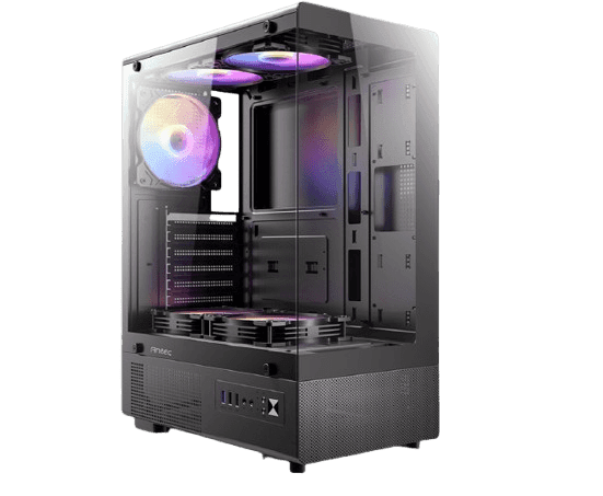Корпус Antec VCX300 RGB Elite Mid Tower 5X Fixed Fans — Миниатюра 3