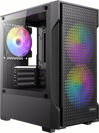 Case Antec VX100M ARGB 3X 120mm Fan Micro-ATX Mini Tower