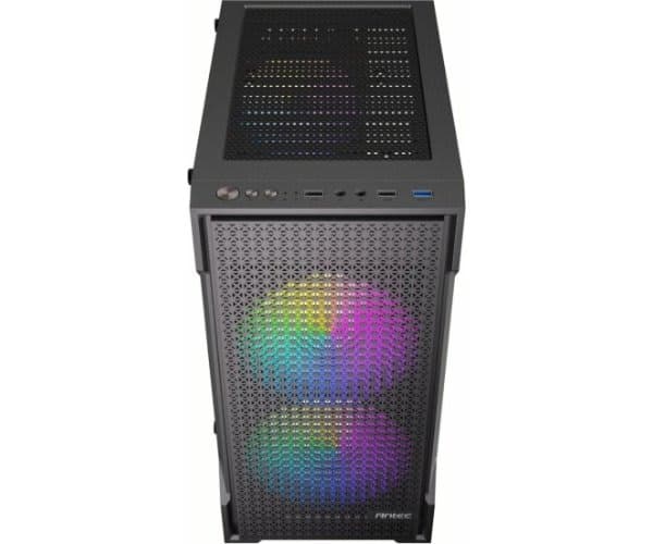 Case Antec VX100M ARGB 3X 120mm Fan Micro-ATX Mini Tower — Preview 3