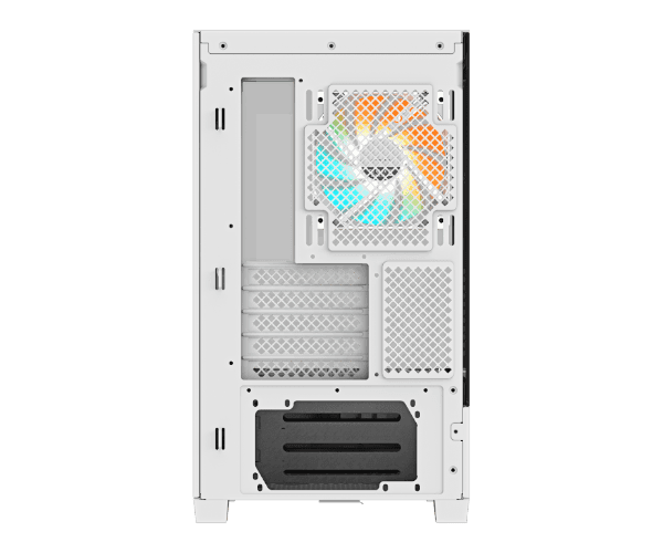 Корпус Gigabyte C201 PANORAMIC ICE Micro-ATX 3XARGB Fans — Миниатюра 4