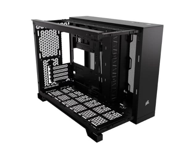 Корпус Corsair 2500D AIRFLOW Mini-Tower mATX NO FANS Black — Миниатюра 5