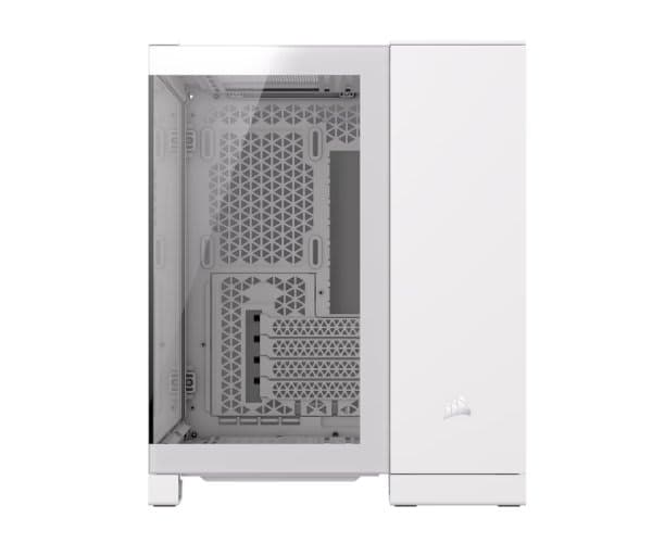Корпус Corsair 2500X Mini-Tower mATX Tempered Glass NO FANS White — Миниатюра 3