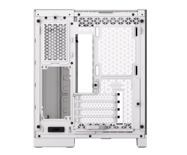 Корпус Corsair 2500X Mini-Tower mATX Tempered Glass NO FANS White — Миниатюра 5