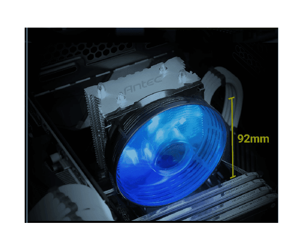 Охлаждение Antec A30 Pro blue led Cpu Cooler TDP UP TO 95W — Миниатюра 5