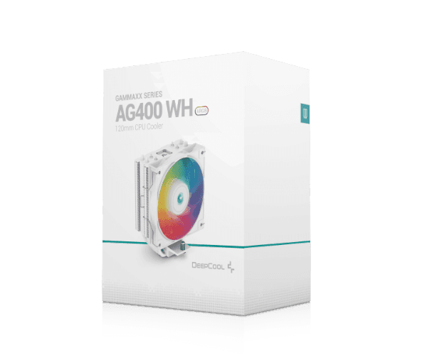 Cooling DeepCool AG400 White 220W TDP 150mm RGB — Preview 2