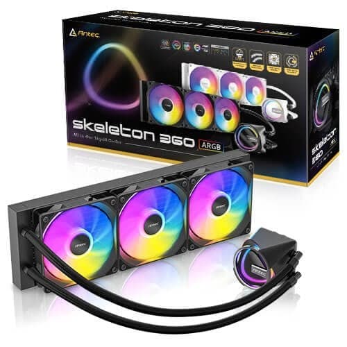 Cooling Antec SKELETON 360 ARGB Black Intel/AMD