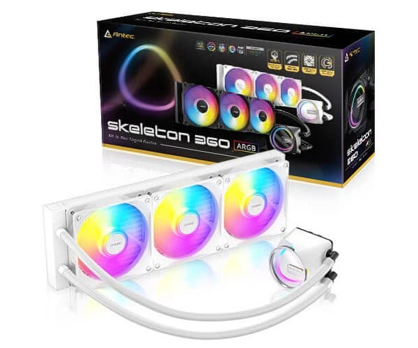 Cooling Antec SKELETON 360 ARGB Black Intel/AMD — Preview 11