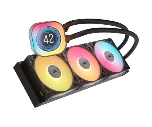 Cooling Corsair iCUE TITAN 360 RX LCD Balck 360mm AIO — Preview 4