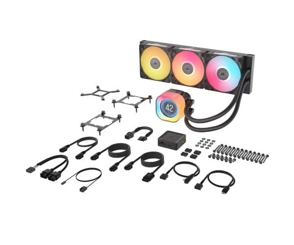 Cooling Corsair iCUE TITAN 360 RX LCD Balck 360mm AIO — Preview 5