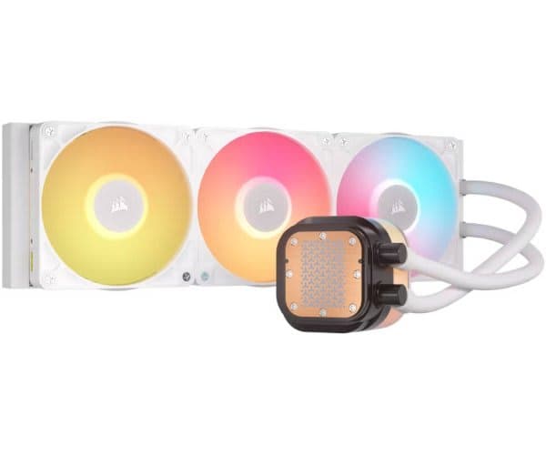 Cooling Corsair iCUE TITAN 360 RX LCD White 360mm AIO — Preview 3