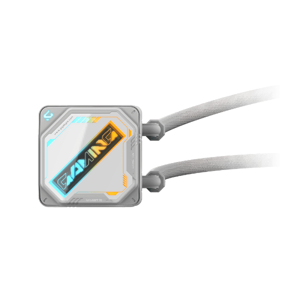 Охлаждение Gigabyte Gaming 240 ICE 2XARGB 120MM Fan White — Миниатюра 3