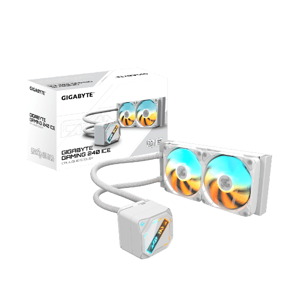 Cooling Gigabyte Gaming 240 ICE 2XARGB 120MM Fan White