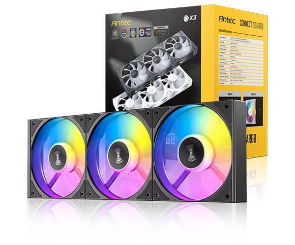 Cooling Antec Connect C120 ARGB BLACK 3PK — Preview 6