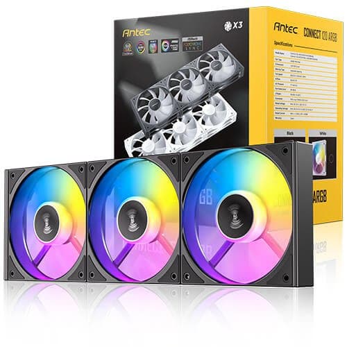 Cooling Antec Connect C120 ARGB BLACK 3PK — Preview 15