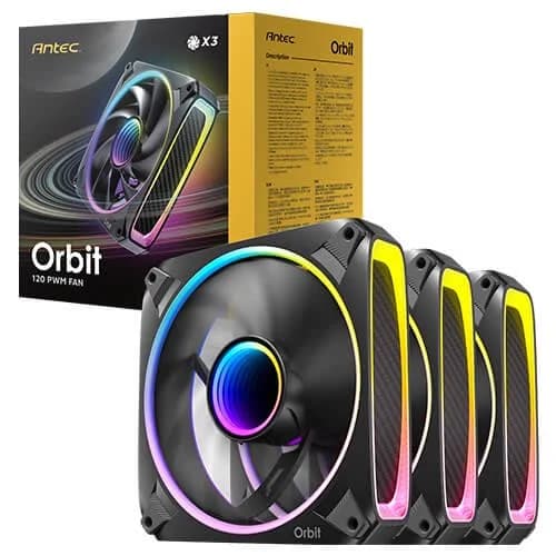 Cooling Antec Orbit 120 ARGB - 3 מאווררים 120mm