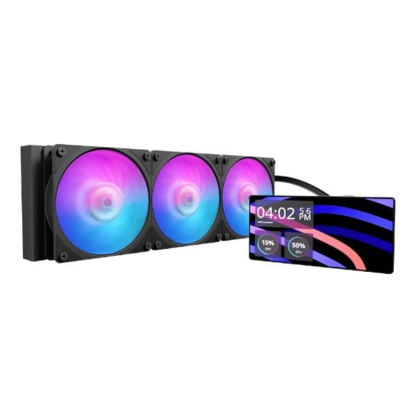 Cooling Cooler Master Core LCD 6 Inch 360 Black ARGB Intel AMD — Image 1 | PuzzlePC