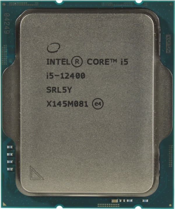 CPU 12 Intel I5-12400 Tray 6CRS 117W LGA1700